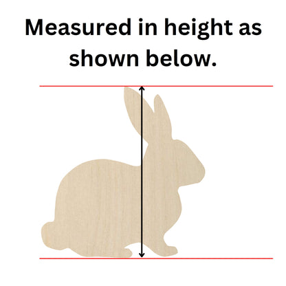 Wooden Rabbit Shape - DIY Craft Cutout