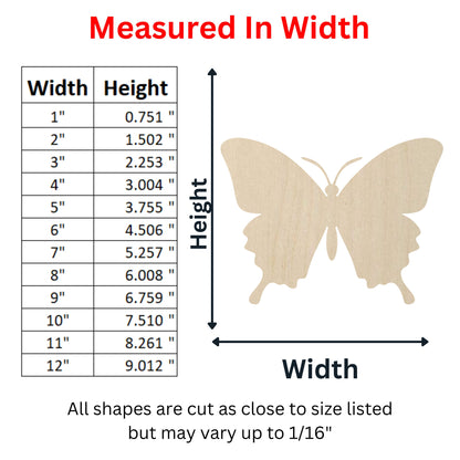 Wooden Butterfly Shape - DIY Craft