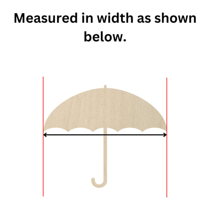 Wooden Umbrella Shape | Umbrella Blank Cutout | Craft Supplies | Bulk Wholesale