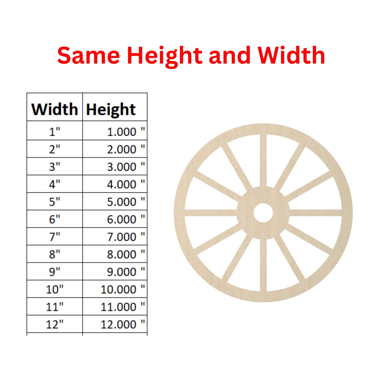 Wooden Wheel Shape | Wooden Wheel Cutout | Craft Supplies | Wholesale Bulk Wheels