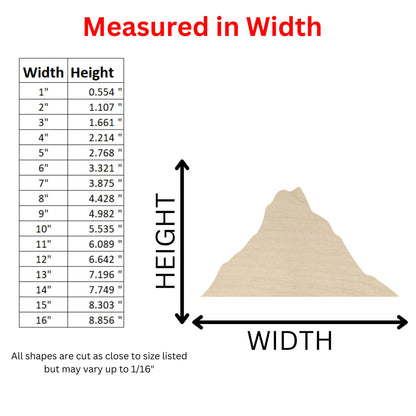 Wooden Mountain Shape 02