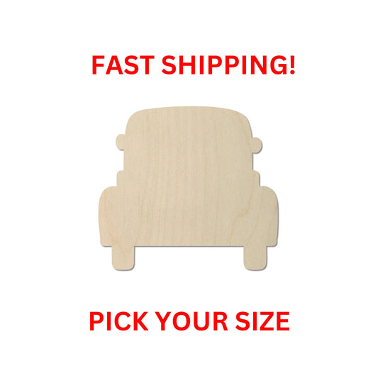 Wooden Truck Shape VT02 | Christmas Truck Cut out | Craft Supplies | Bulk Wholesale