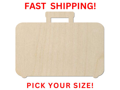 Wooden Suitcase Shape | Suitcase Luggage Cut Out | Wood Craft Supplies | Blank for Craft | Laser Cut | DIY Craft Cutout