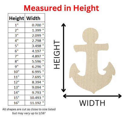 Wooden Anchor Shape 04