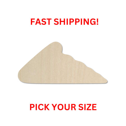 Wooden Pizza Slice Shape | Pizza Wood Cutout Shape | Laser Cut Blanks | Slice of Pizza | DIY Craft Blanks | Bulk Wholesale