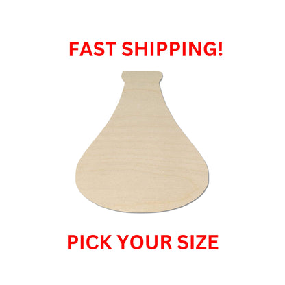 Wooden Vase Shape 02 | Flower Vase Blank Cutout | Craft Supplies | Bulk Wholesale