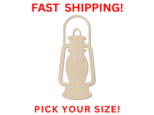 Wooden Lantern Shape | Lamp Cut Out | Wood Craft Supplies | Blank for Craft | Laser Cut | DIY Craft Cutout