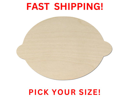 Wooden Lemon Shape | Lemon Citrus Cutout | Craft Supplies |  Bulk Lemon Blank