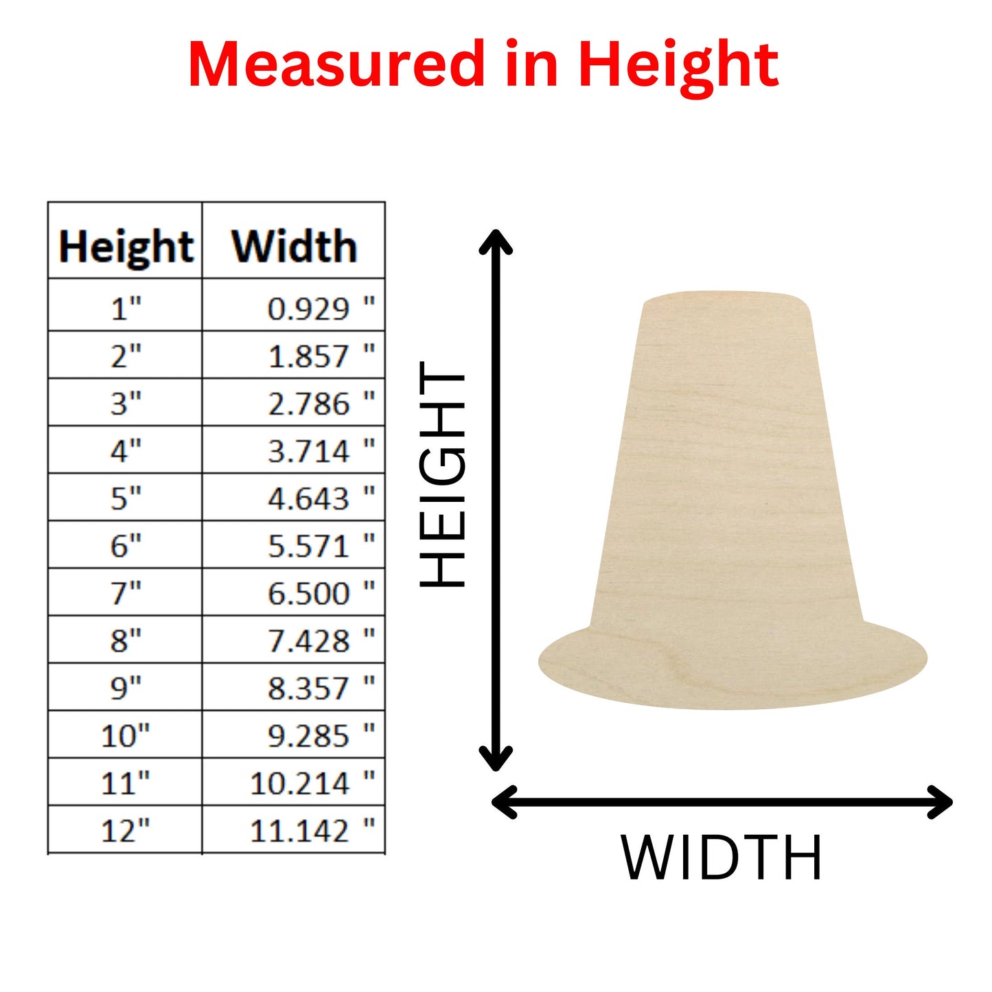 Wooden Pilgrim Hat Shape 02 | Wood Cutout Shape | Laser Cut Blanks | Thanksgiving | DIY Craft Blanks