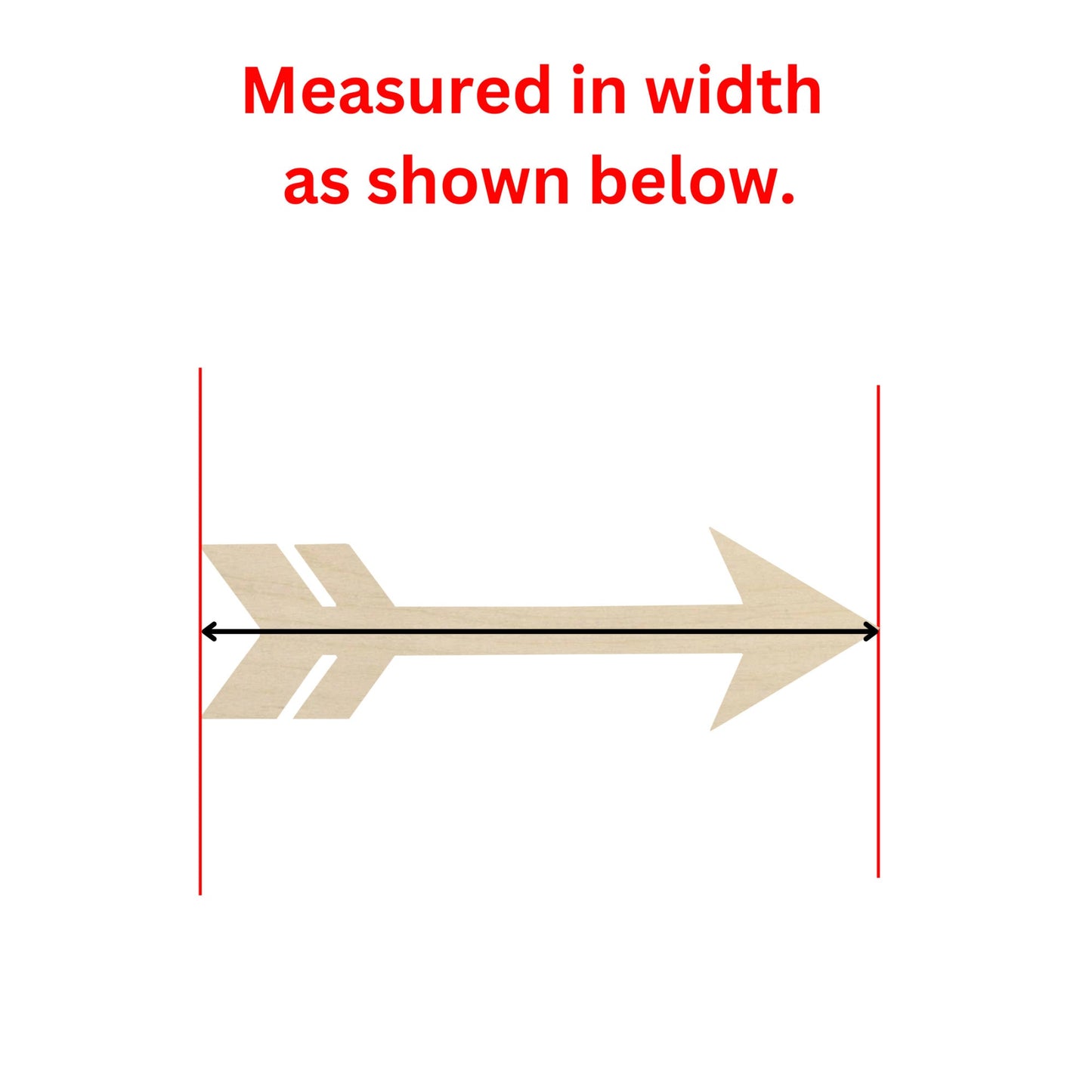 Wooden Arrow Shape | Directional Arrow