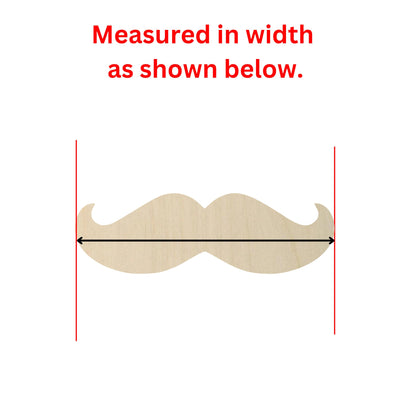 Wooden Mustache Shape | DIY Craft | Craft Supplies | Bulk Wholesale | Laser Cut