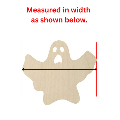 Wooden Ghost Shape 04 | Halloween Cutout | DIY Craft | Crafting Supplies | Halloween Goblin Ghost Scary