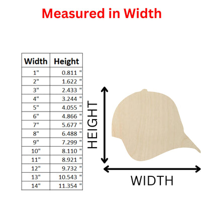 Wooden Baseball Cap Shape