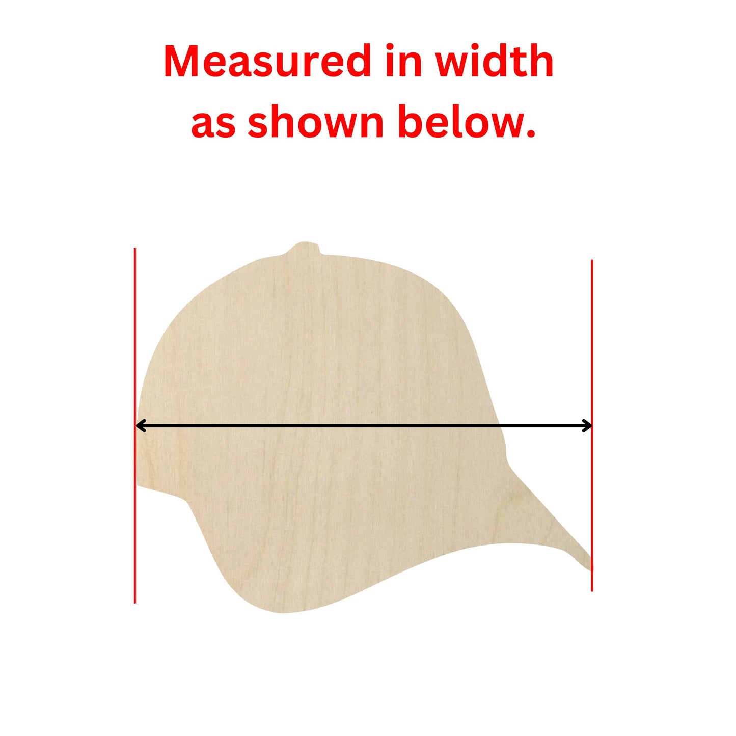 Wooden Baseball Cap Shape