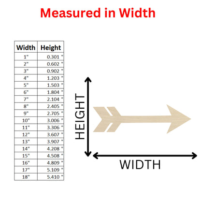 Wooden Arrow Shape | Directional Arrow