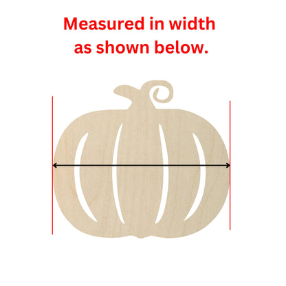 Wooden Pumpkin Shape 06 - DIY Craft