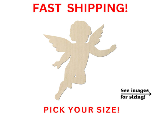 Wooden Cherub Shape | Angel Cutout | Crafting Supplies